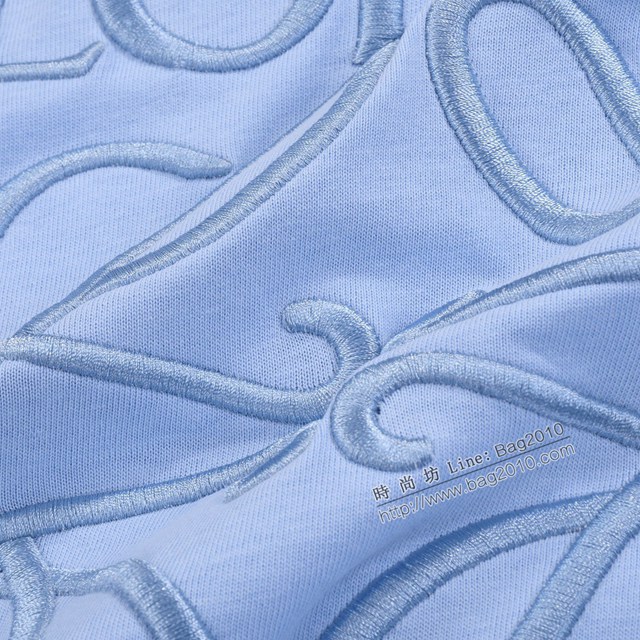 Loewe專櫃羅意威2023SS新款刺繡T恤 男女同款 tzy2827